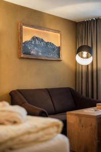 Posezení v ubytování Biohotel Leutascherhof