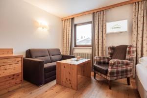 Posezení v ubytování Biohotel Leutascherhof