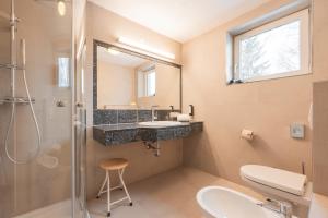 Koupelna v ubytování Biohotel Leutascherhof