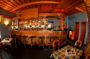 Lounge atau bar di Hotel U Zlatého býka