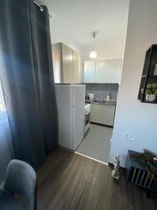 Kuchyň nebo kuchyňský kout v ubytování Apartman Felix