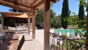 Bazén v ubytování Maison privée style provençal nebo v jeho okolí