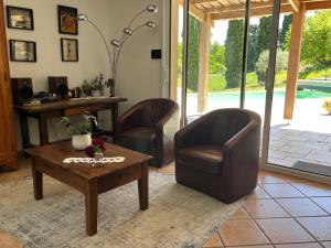 Posezení v ubytování Maison privée style provençal
