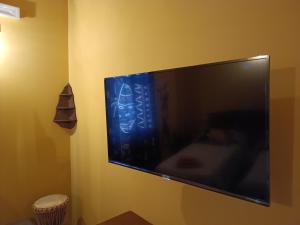 TV a/nebo společenská místnost v ubytování Villa Matilde Ravenna