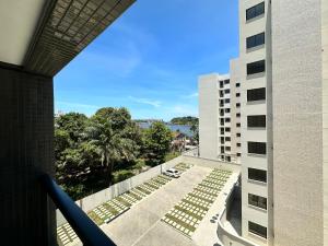a view from the balcony of a building at Apartamento Para Temporada in Ilhéus