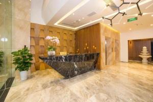 Hai Trieu Hotel的休息区