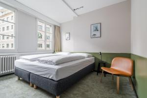 Postel nebo postele na pokoji v ubytování Hotel Goldener Stern - contactless check-in