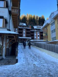 Mansarda delle Dolomiti v zimě