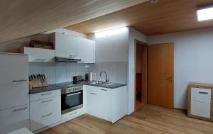 Kuchyňa alebo kuchynka v ubytovaní Apartement Johannes