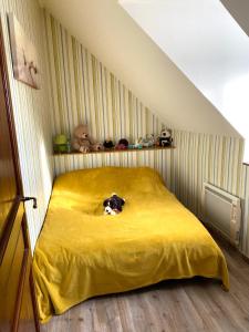 Postelja oz. postelje v sobi nastanitve Le Taut 44 - petite chambre - Juno