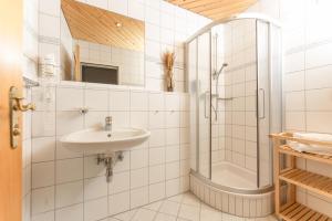 Koupelna v ubytování Resort Amadeus-Landhaus Amadeus