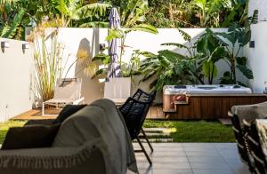 Posezení v ubytování Magnifique villa avec jacuzzi Proximité mer