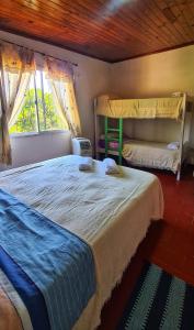 Ein Bett oder Betten in einem Zimmer der Unterkunft Depto confortable para 4 Personas