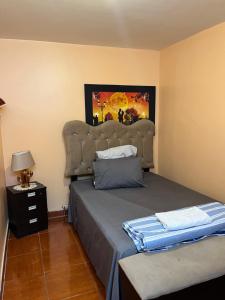 Cama o camas de una habitación en Casa de Playa Barranca