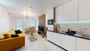 Η κουζίνα ή μικρή κουζίνα στο Beskid Apartamenty