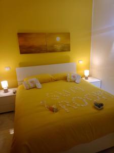 Postel nebo postele na pokoji v ubytování SUN & MOON B&B
