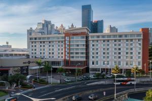 a view of a building in a city at Courtyard by Marriott Panama Multiplaza Mall in Panama City