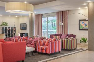 TV a/nebo společenská místnost v ubytování Hotel Nazionale