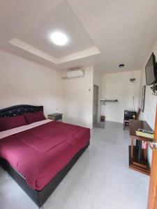 TV a/nebo společenská místnost v ubytování แกนล่อน เฮ้าส์ + 7 fotografií