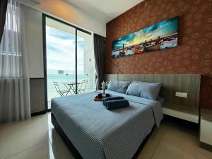 Postel nebo postele na pokoji v ubytování PD 4 Bedrooms Duplex - Full Seaview (Up to 16 Pax)