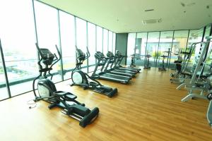 Fitness centrum a/nebo fitness zařízení v ubytování PD 4 Bedrooms Duplex - Full Seaview (Up to 16 Pax)