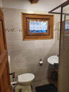 Koupelna v ubytování Ferienhaus Probst