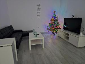 Telewizja i/lub zestaw kina domowego w obiekcie Apartamento mi currilla