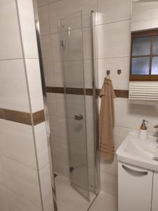 Koupelna v ubytování Na paloučku