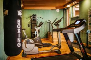 Posilňovňa alebo fitness centrum v ubytovaní Hotel Alpenstüble Appartements