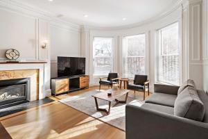 Posezení v ubytování Charlesgate Suites