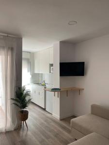 Køkken eller tekøkken på Apartamento Azul en Sotogrande