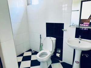 Koupelna v ubytování Hotel Miami