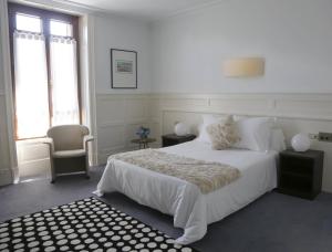 Postel nebo postele na pokoji v ubytování Hotel Olajauregi