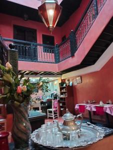 Restaurace v ubytování RIAD GREEN LOTUS