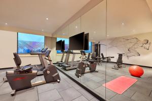 Fitness centrum a/nebo fitness zařízení v ubytování Ginger Noida Sector 133
