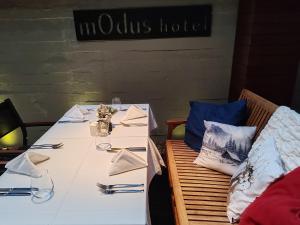 Posezení v ubytování mOdus Hotel