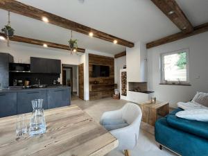 Kuchyň nebo kuchyňský kout v ubytování Arnfels Residences am Tor zur Südsteirischen Weinstraße