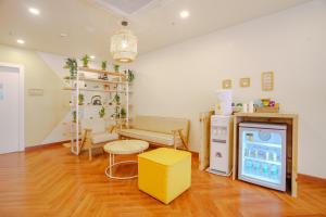 Posezení v ubytování Bloom Hotel - Karol Bagh