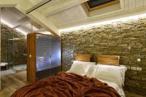 Кровать или кровати в номере Resort Il Gallo Senone