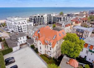 Ein allgemeiner Meerblick oder ein Meerblick von der Ferienwohnung aus