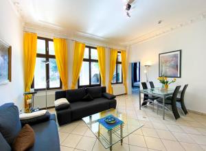 Istumisnurk majutusasutuses Großzügige Fewo mit überdachter Terrasse, eigener Waschmaschine