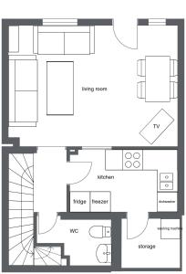 Plan piętra w obiekcie Casa Laurent
