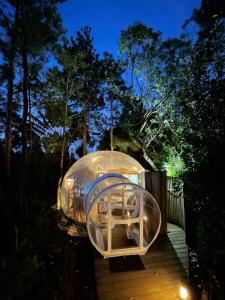 Aed väljaspool majutusasutust Bubble Lodge Bois Chéri Plantation