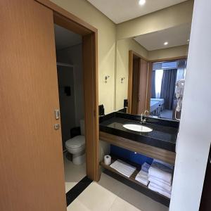 Koupelna v ubytování Thermas São Pedro Resort