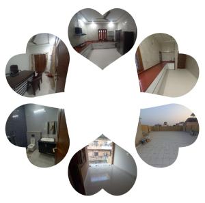 a collage of four pictures of a room at MMR LUXURIOUS GIRLS PG AND HOSTEL in Jodhpur
