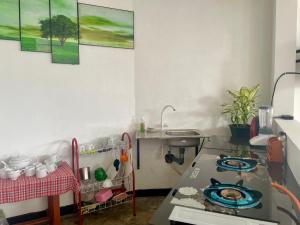 A kitchen or kitchenette at Cinnamon City