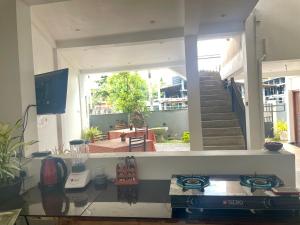A balcony or terrace at Cinnamon City