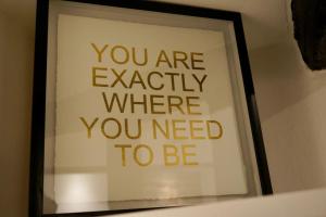 a picture of a sign in a frame on a wall at Epic Location, Views & Large Private Terrace in Windsor