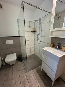Koupelna v ubytování Apartma Dreamscape