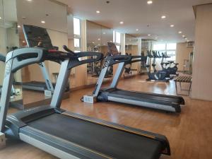 Fitness centrum a/nebo fitness zařízení v ubytování 101 NB Samspacious accomodation place